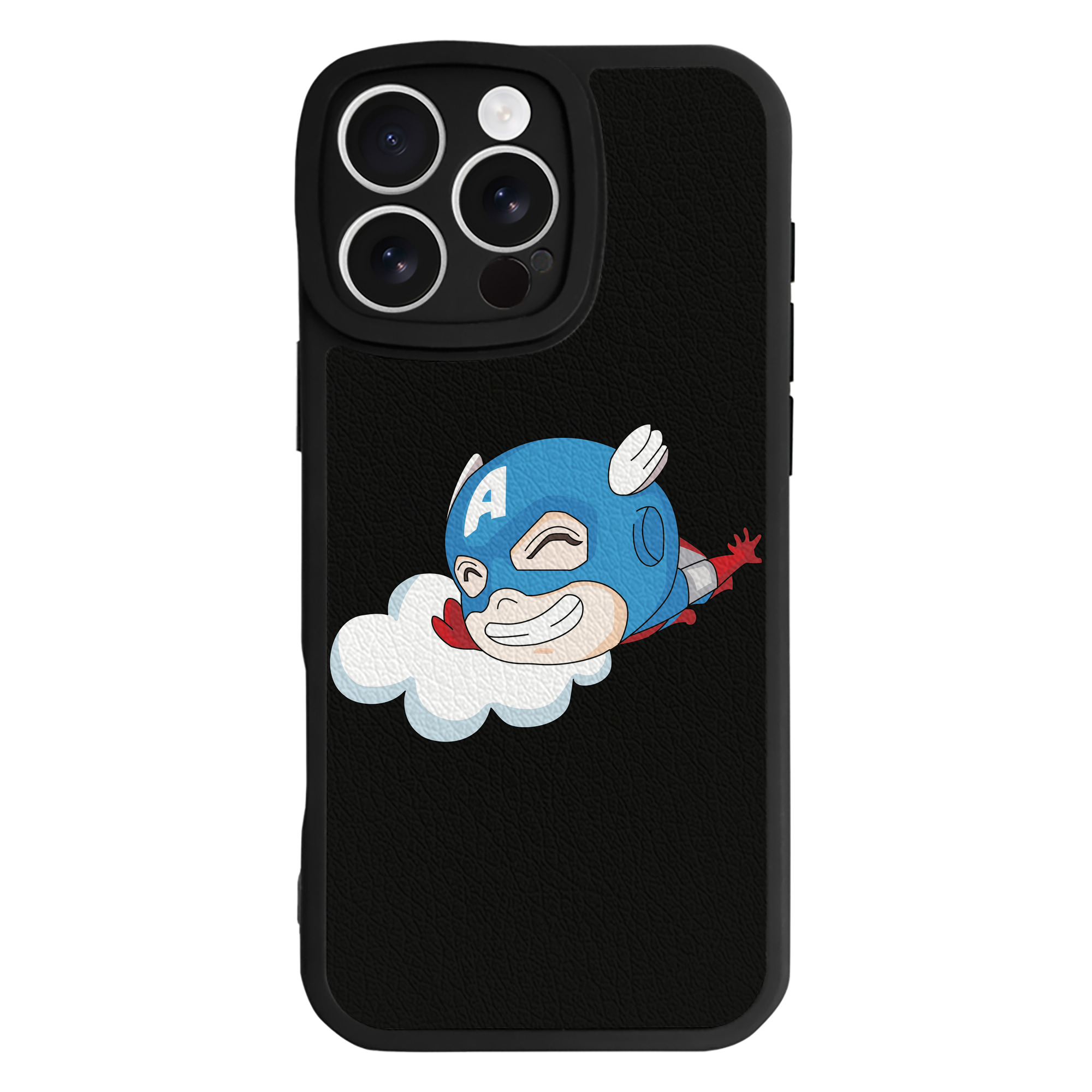 （画像用） アベンジャーズ The Avengers 【iPhone 16シリーズ対応】シリコンスマホケース（レザー調） 材質：シリコン